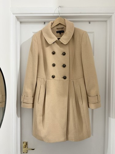 Women light camel coat - camel,
