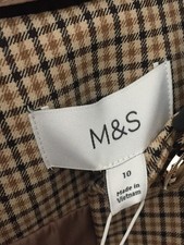 M&S Women's Car Coat Camel Mix