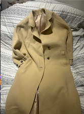 Camel Beige Wool Blend Long