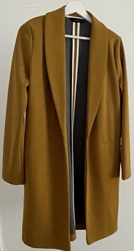 Mustard longline duster - mustard,