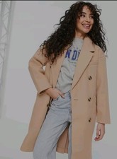 Topshop Long Double Breasted