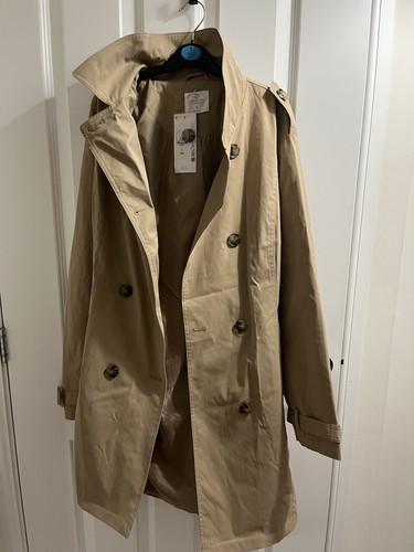 Camel trench coat - trench,