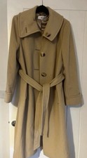 Women’s Camel Belted Coat-